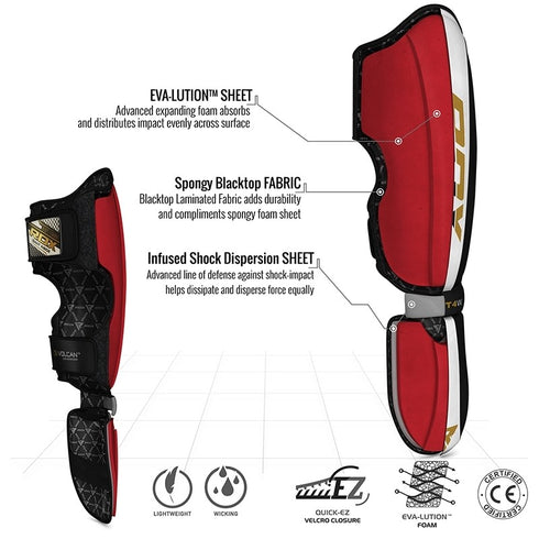RDX T4 LEATHER SHIN INSTEP GUARDS-7